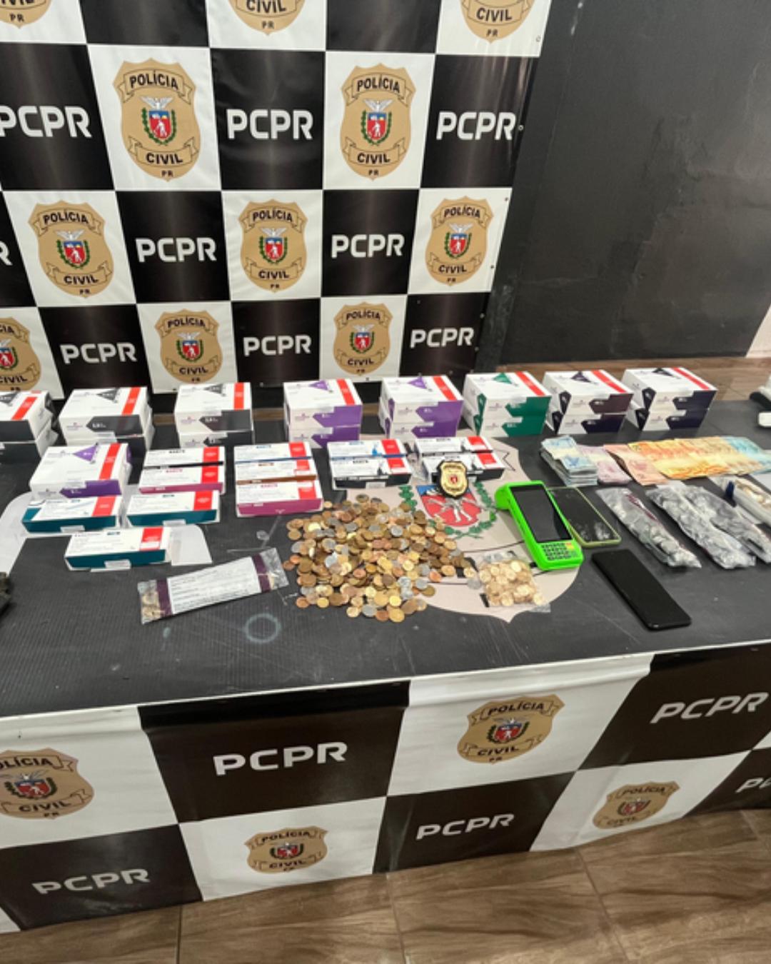 Homens são presos em flagrante após roubo de canetas emagrecedoras em Curitiba