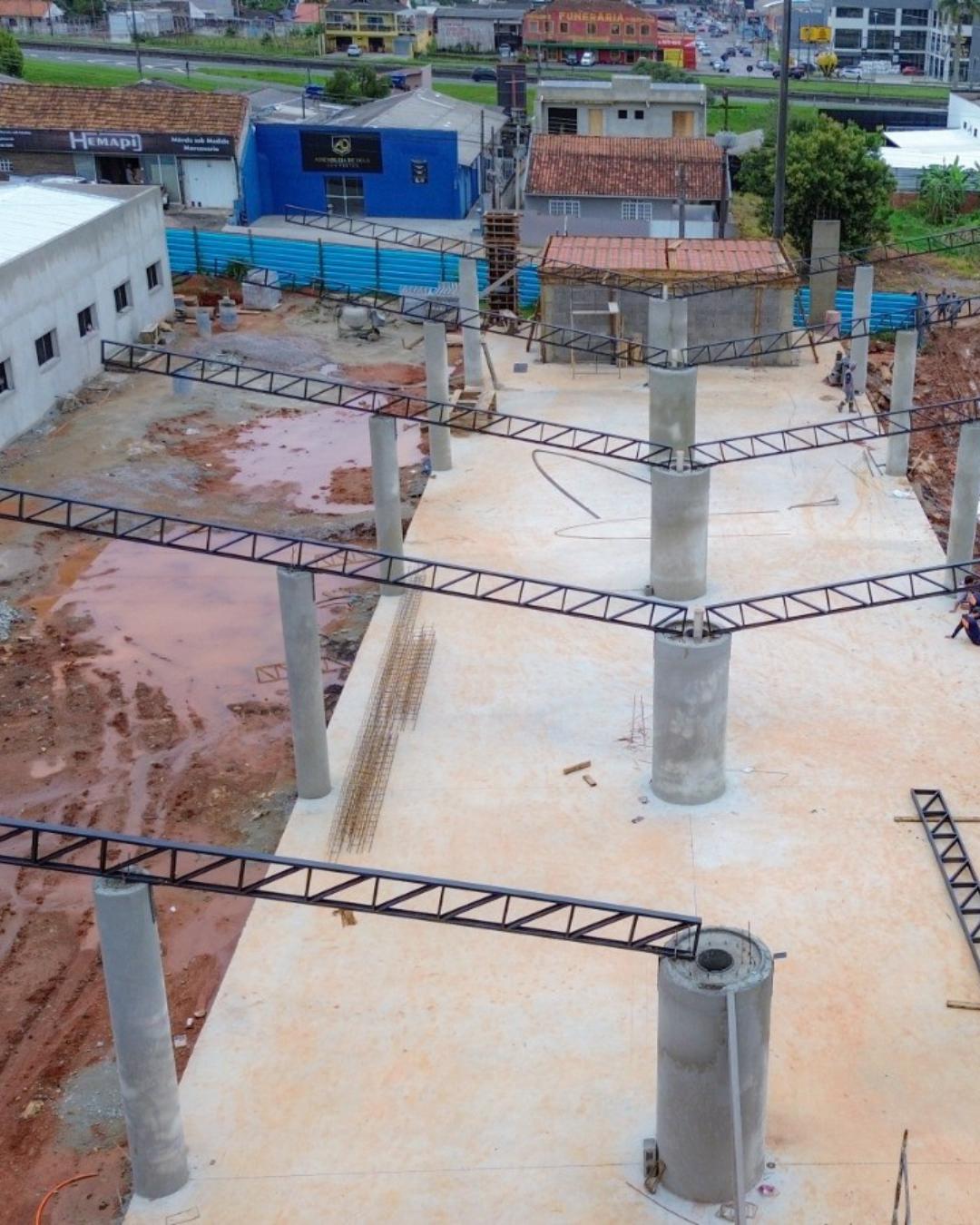 Obras do novo Terminal do Jardim Menino Deus atingem 78% de conclusão
