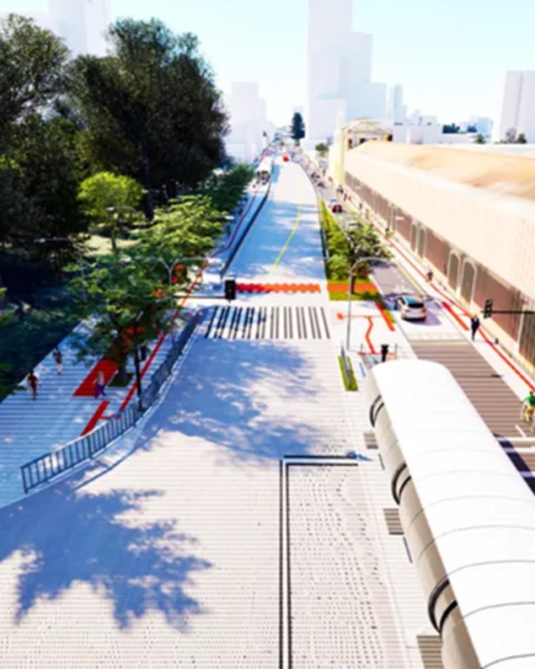 Obras na Praça Eufrásio Correia alteram trânsito e transporte em Curitiba; veja detalhes