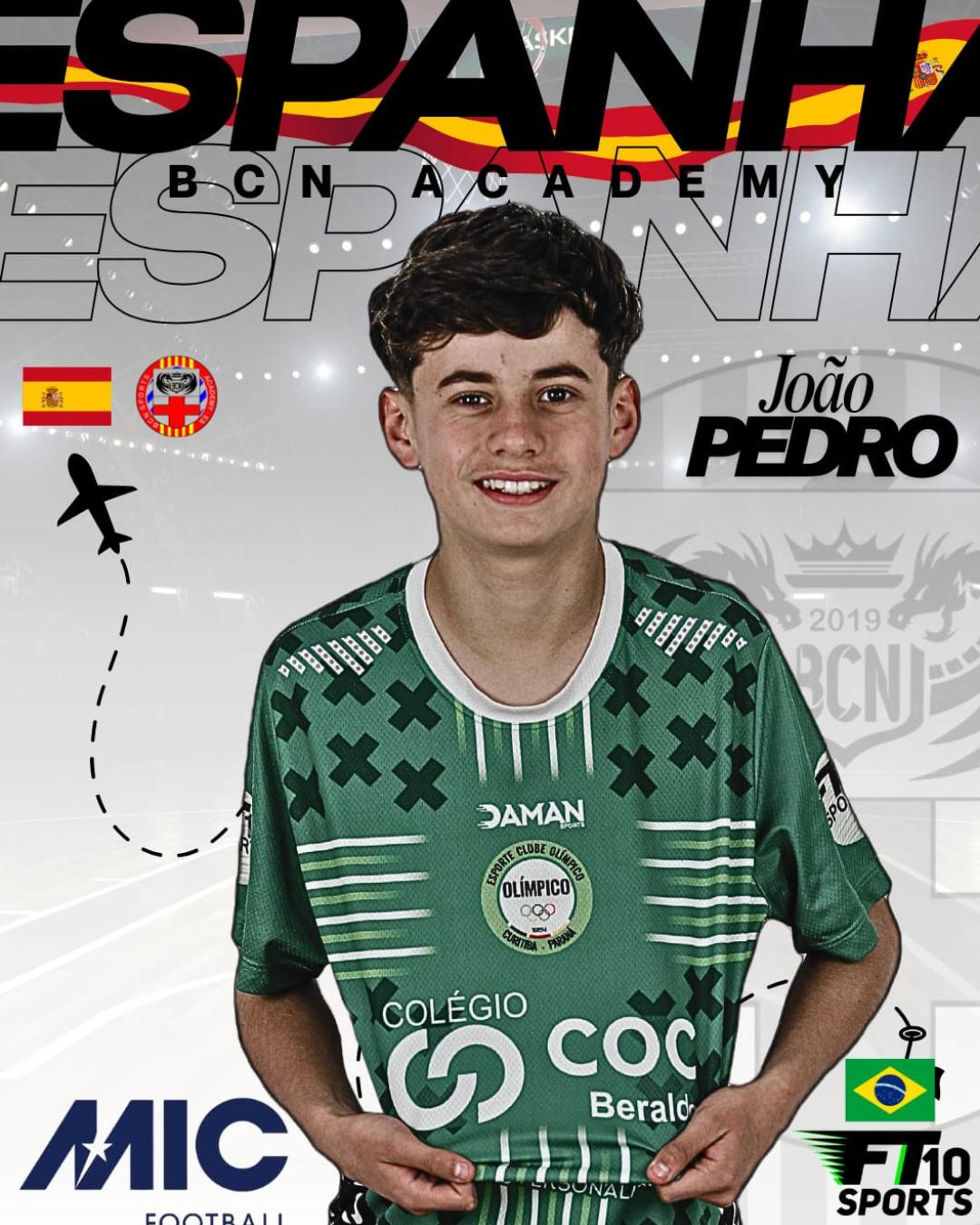 Do futebol de base aos gramados da Europa: João Pedro embarca rumo ao sonho espanhol