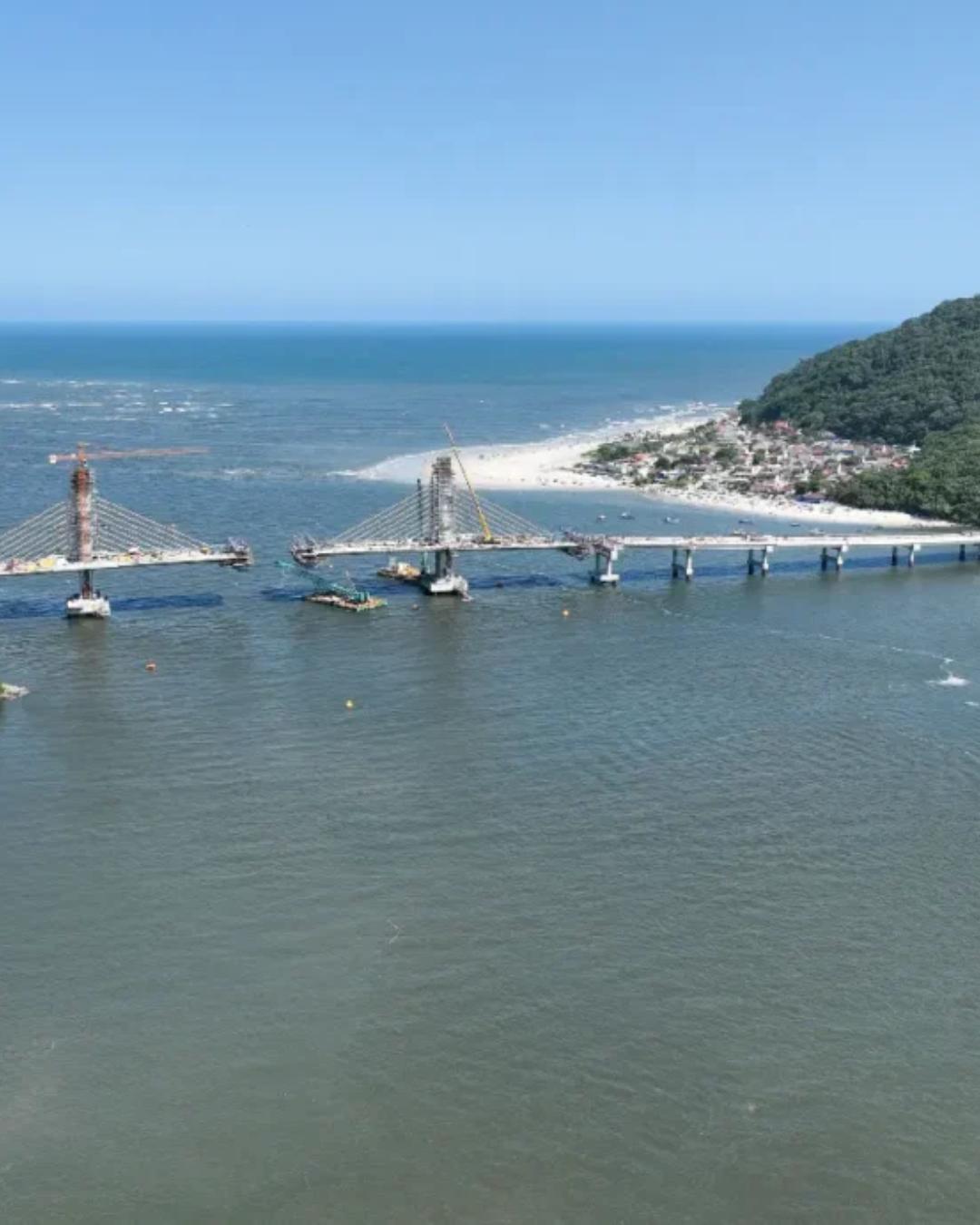 Ponte de Guaratuba terá inauguração em abril; obras alcançam 91% de conclusão
