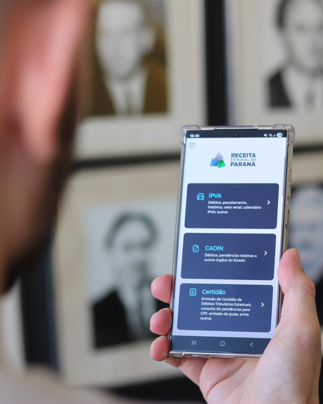 Receita Estadual do Paraná lança emissão de certidões de débitos via aplicativo