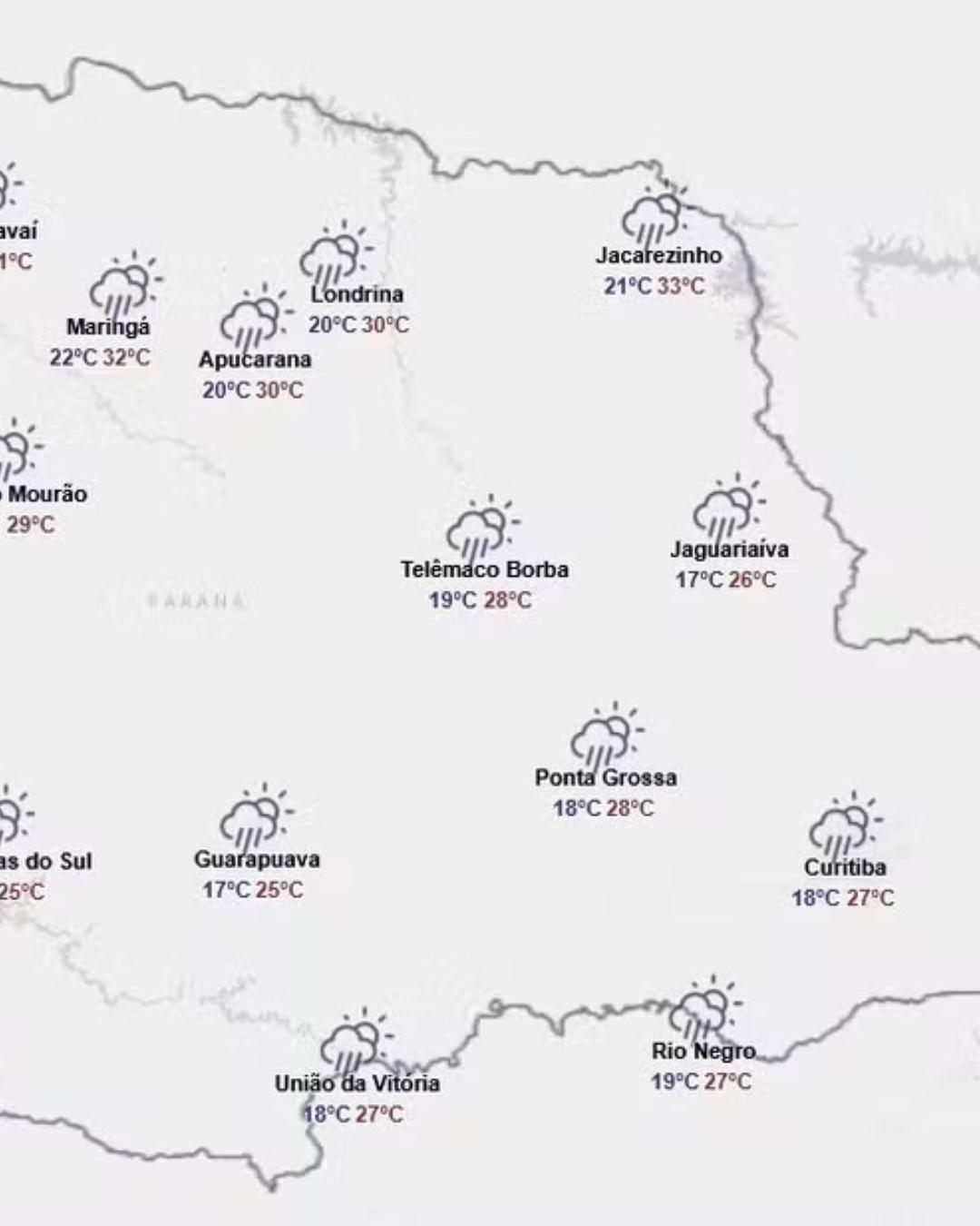 Ciclone extratropical causará tempestades no Paraná; veja detalhes e previsão do tempo