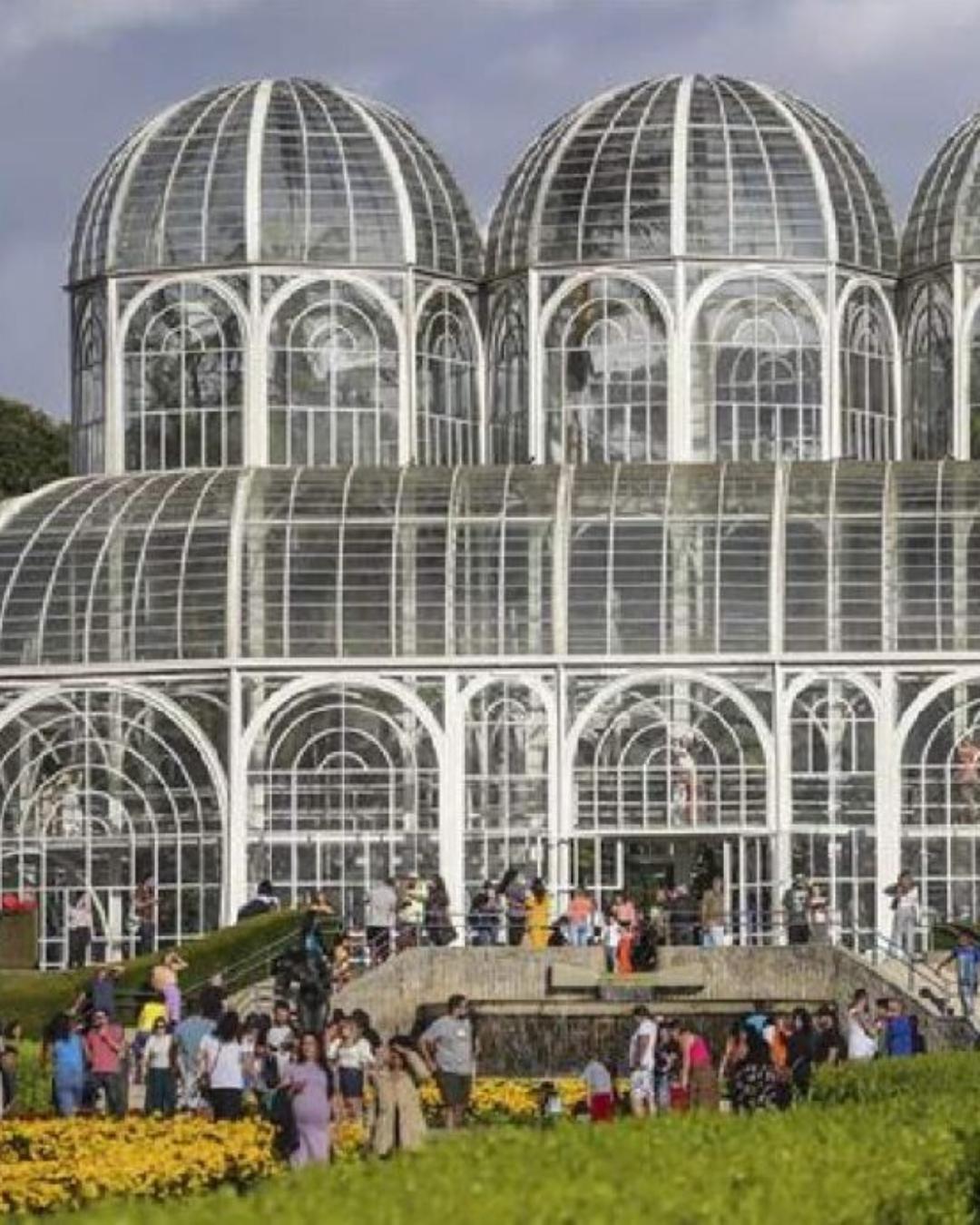Estufa e outros espaços do Jardim Botânico de Curitiba terão manutenção e fechamento temporário