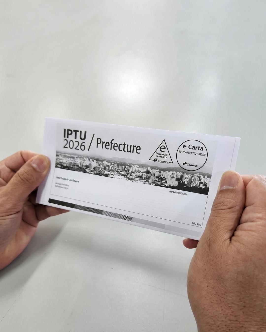 IPTU 2026 em Colombo oferece 15% de desconto para pagamento à vista até 25 de abril