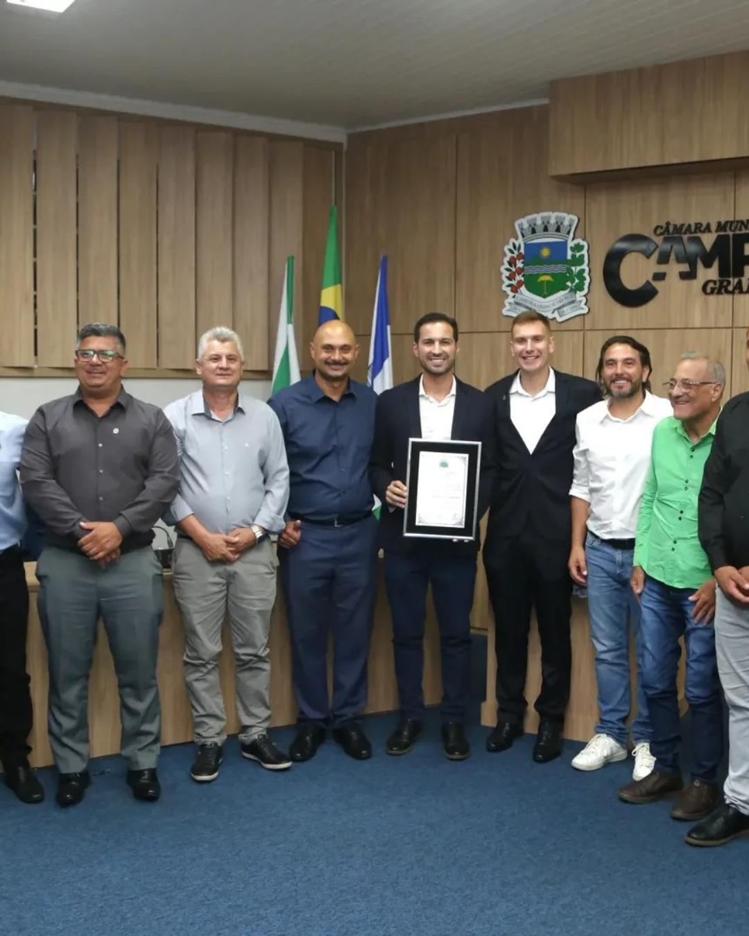 Paulo Litro se torna cidadão honorário de Campina Grande do Sul