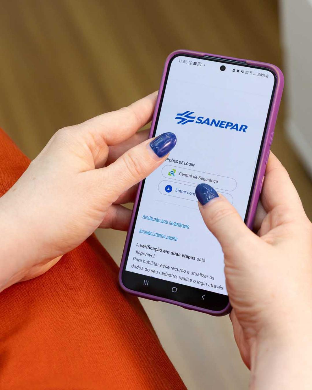 Sanepar envia alertas sobre abastecimento de água por SMS