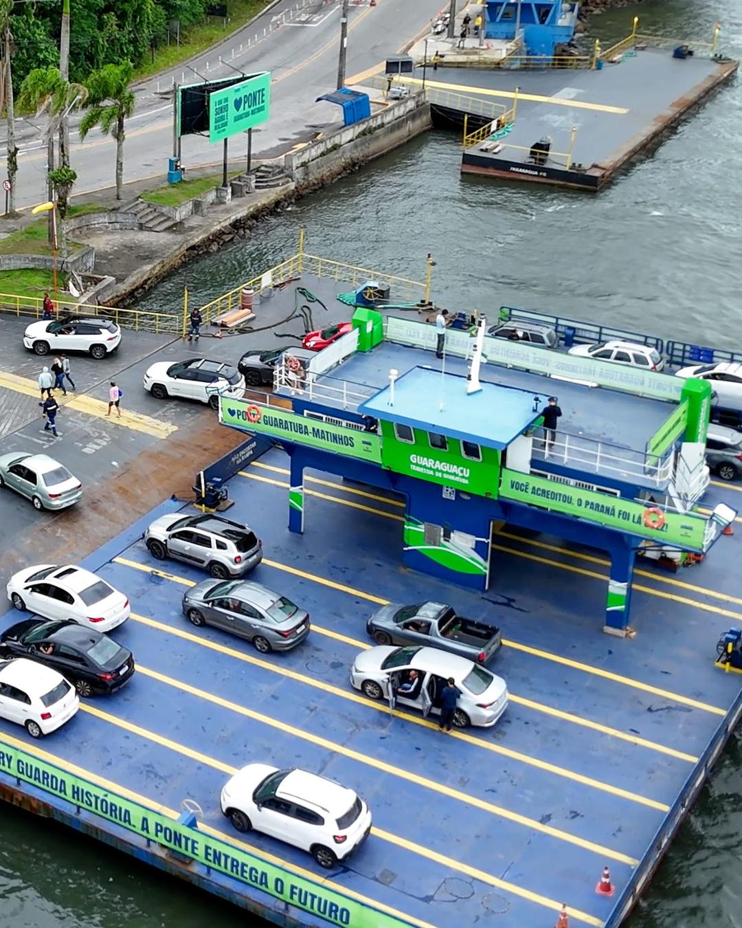 Após mais de 60 anos, ferry boat encerra travessias com abertura da nova Ponte de Guaratuba