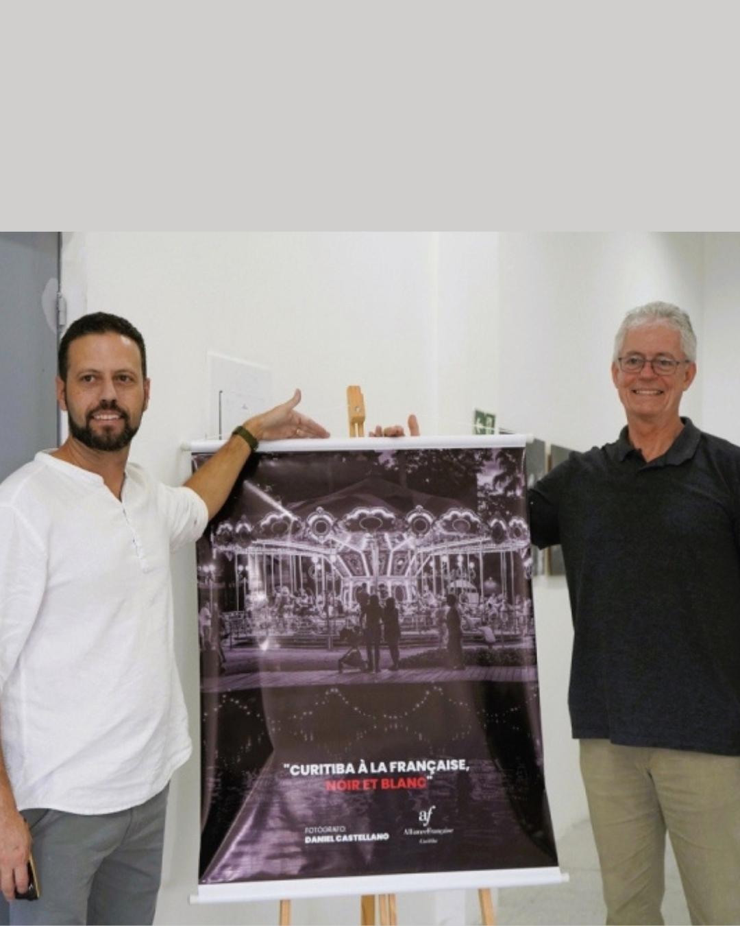 Exposição “Curitiba à la française” chega a Quatro Barras com imagens em preto e branco no CEU das Artes