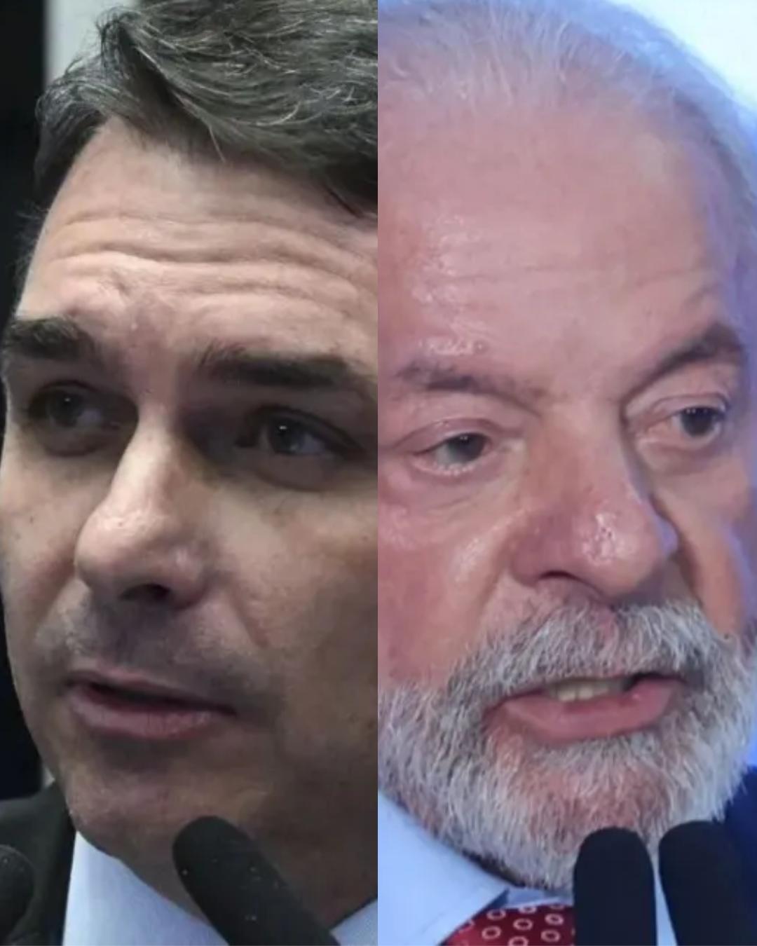 Pesquisa aponta Lula à frente de Flávio Bolsonaro em segundo turno