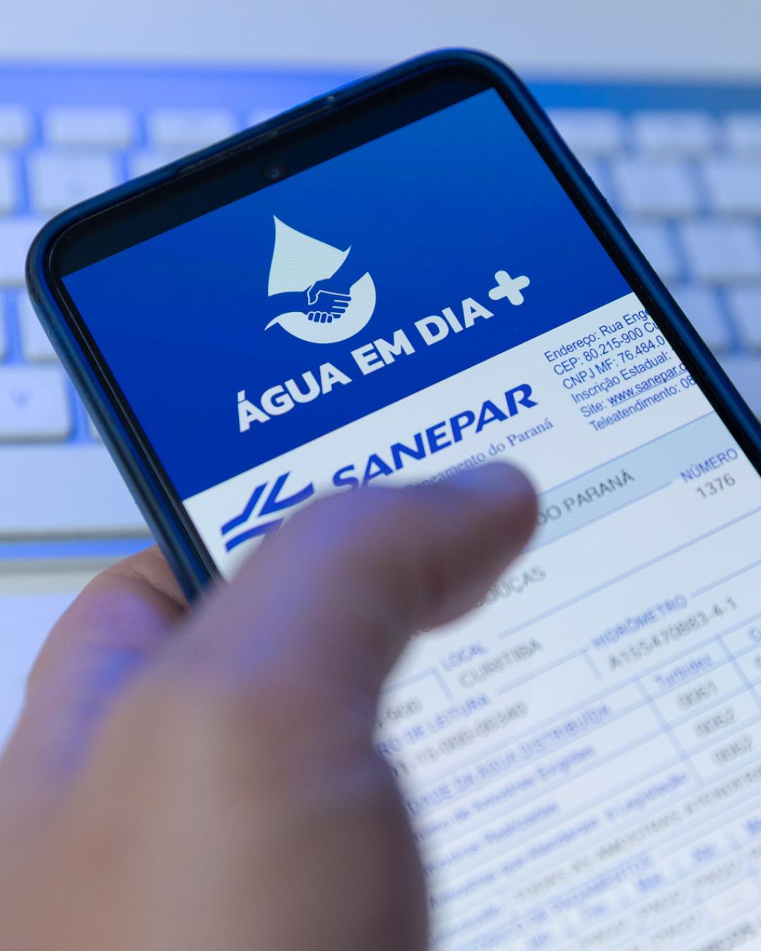 Sanepar estende até 12 de junho prazo para adesão ao programa de negociação 'Água em Dia +'
