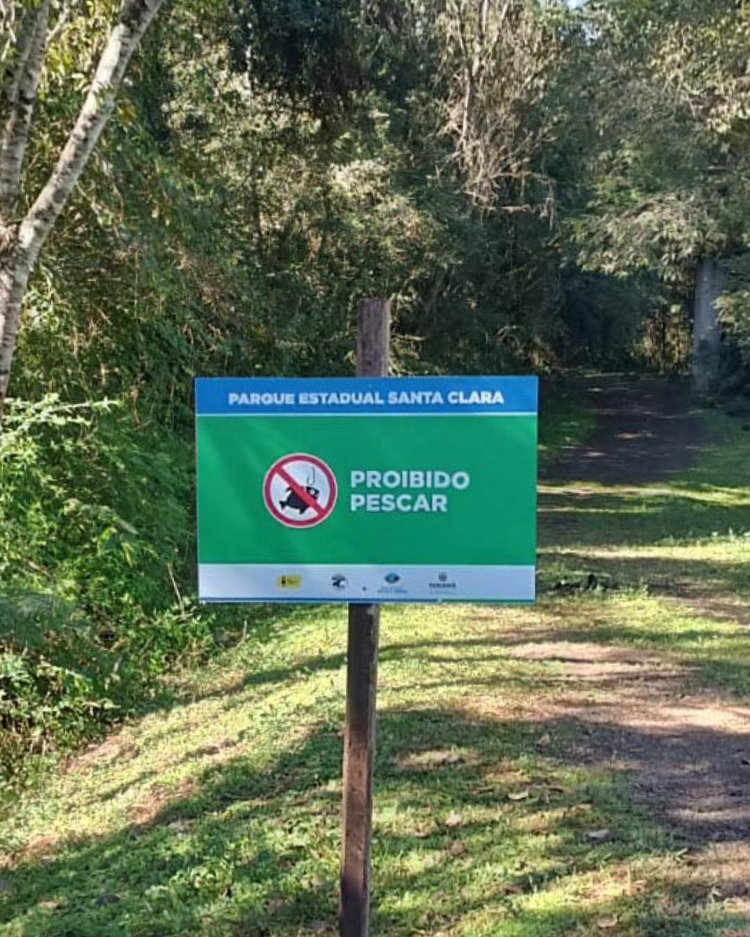 Unidades de Conservação do Paraná recebem 2 mil novas placas de sinalização