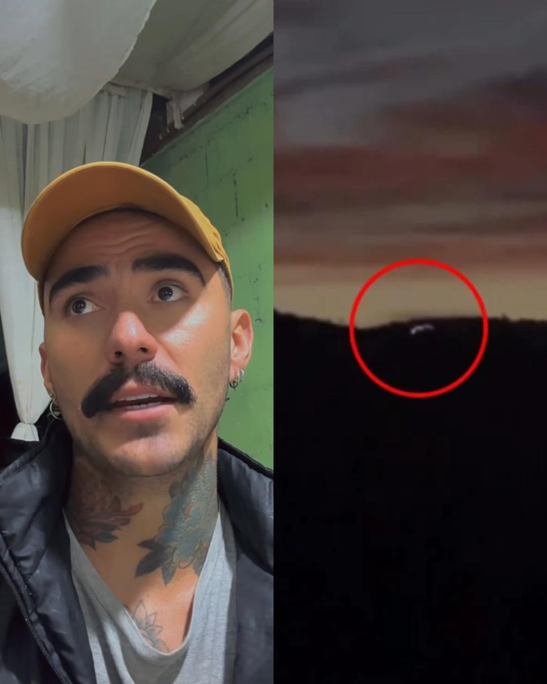 Influenciador de Campo Largo relata avistamento de OVNI e eventos estranhos em sítio