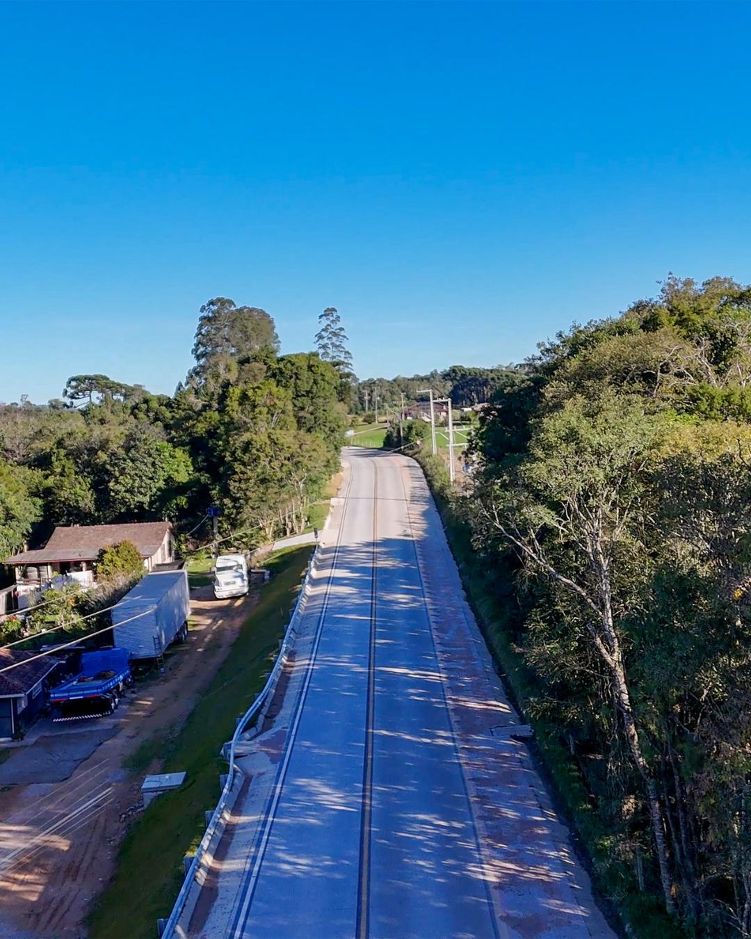 Obra de ligação entre Mandirituba e São José dos Pinhais atinge 84,19% e tem entrega prevista para 2026
