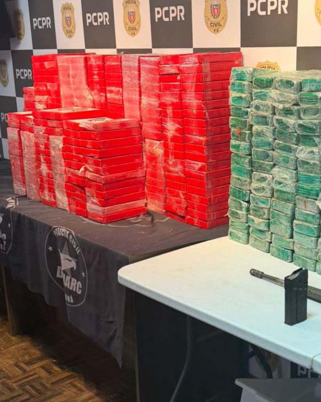 PCPR apreende drogas, armas e veículos avaliados em R$ 22 milhões em Campo Largo