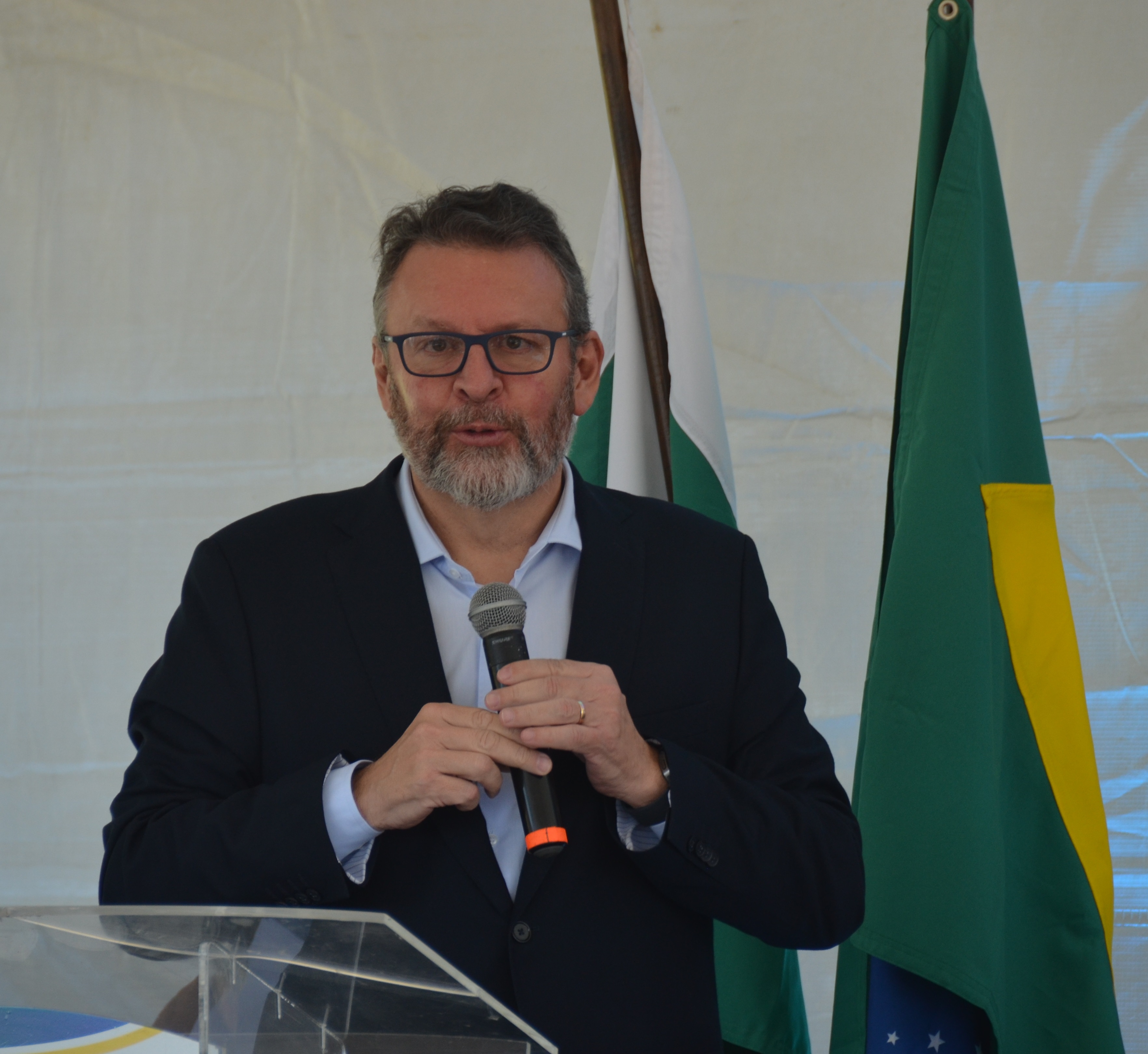 O diretor-presidente da Sanepar, Wilson Bley, ressaltou os benefícios ambientais e para o saneamento da obra