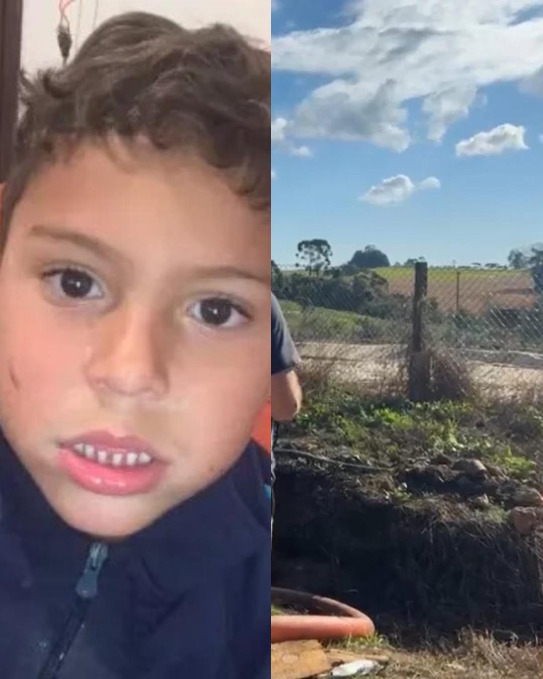 Corpo do menino João Gabriel é encontrado em biodigestor em Araucária