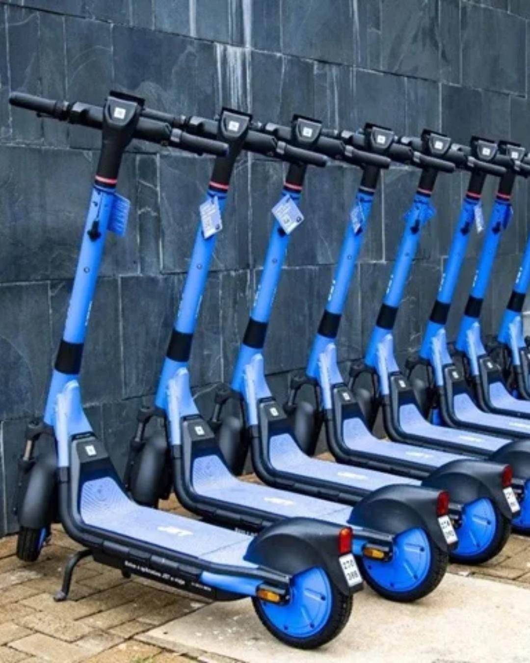 Curitiba passa a contar com aluguel de patinetes elétricos