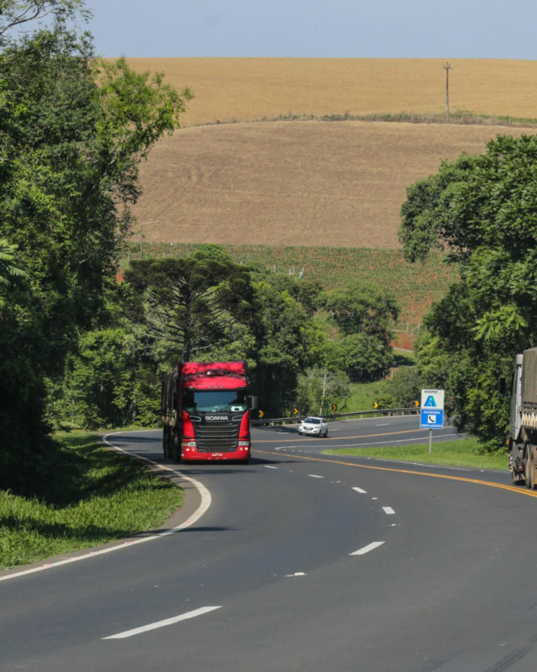 Caminhões lideram sinistros em rodovias do Paraná em 2026; fatalidades caem 50%