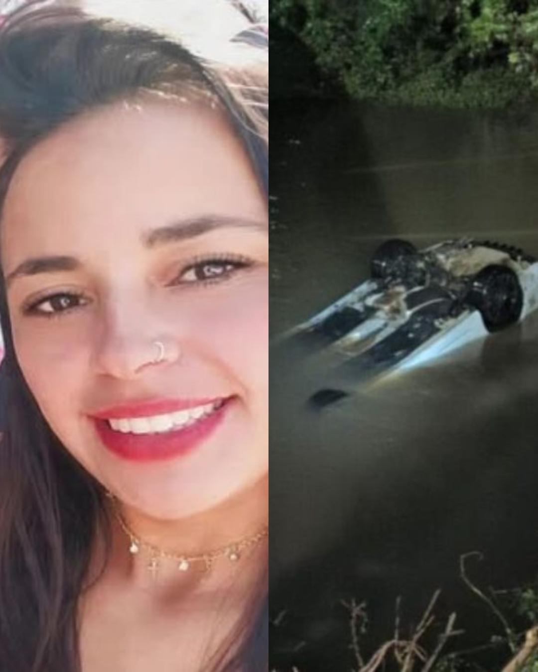 Mulher de 31 anos morre após carro cair em rio durante a madrugada em Pinhais