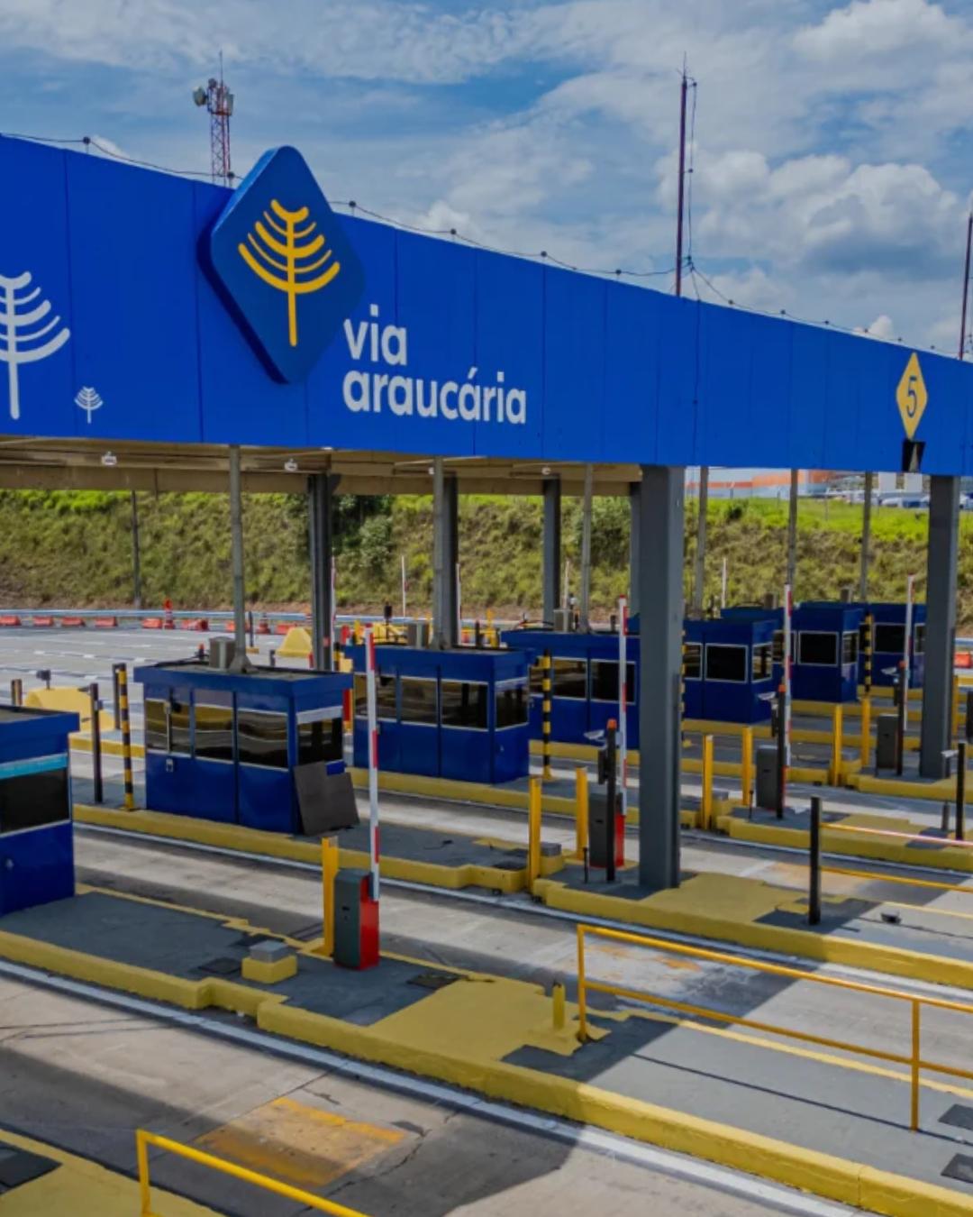 Pedágios administrados pela Via Araucária terão reajuste de 5,3% no Paraná a partir de sexta-feira