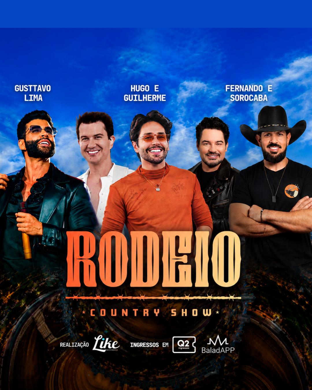 Rodeio Country Show abre vendas e revela programação completa para novembro em Campina Grande do Sul