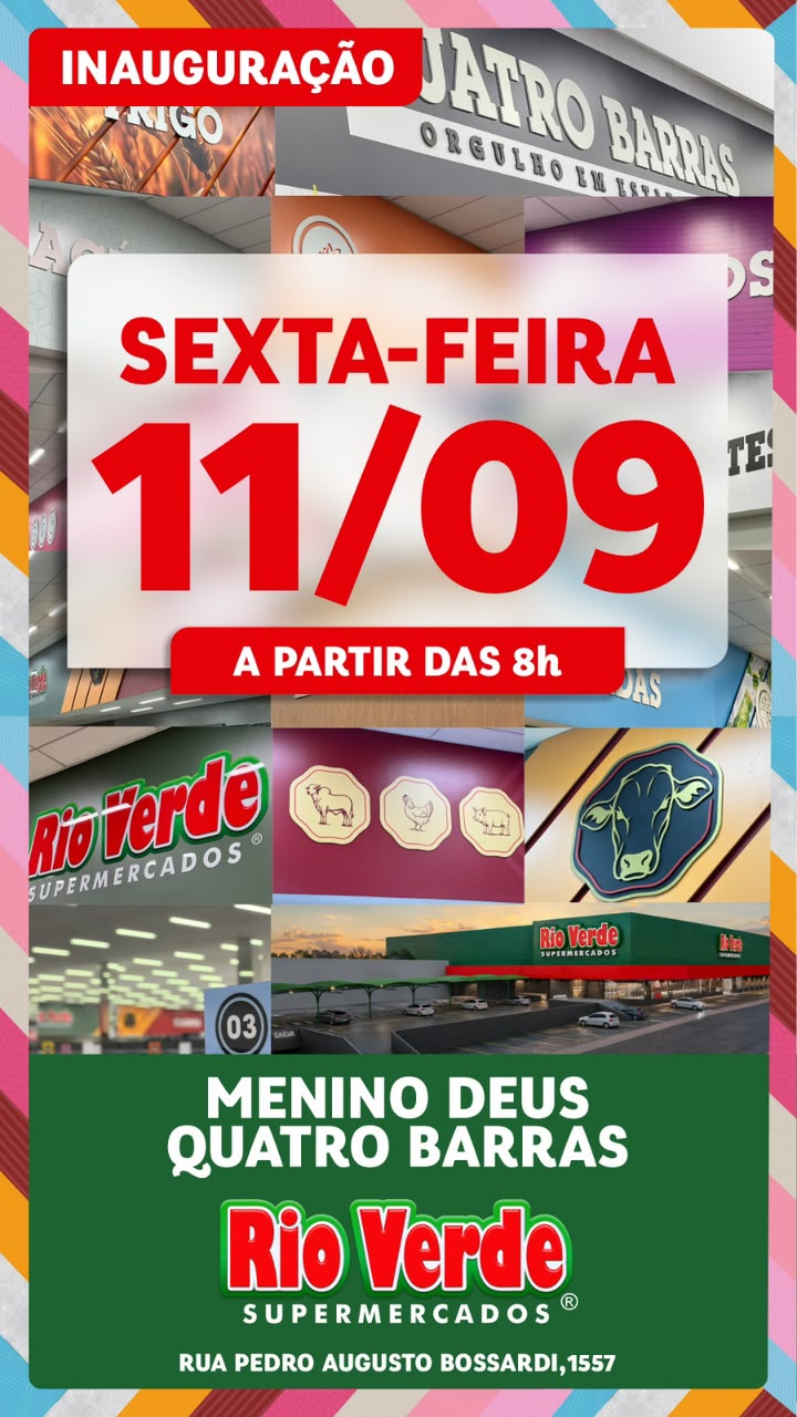 Rio Verde do Menino Deus já tem data para inaugurar