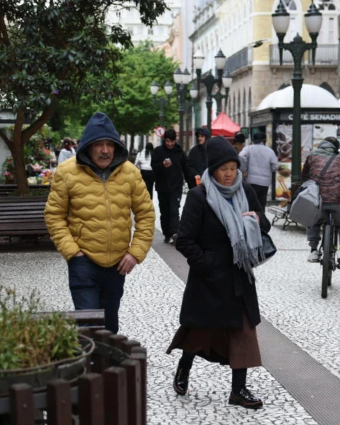 Curitiba terá feriado gelado nesta segunda-feira, com máxima de 11°C