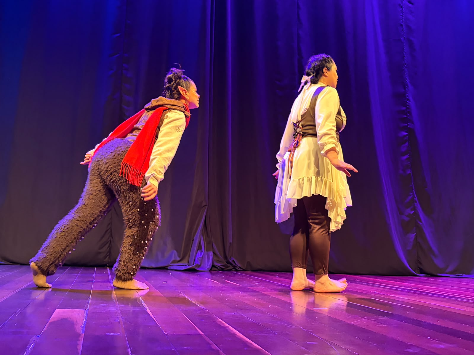 Dança transforma palco do Jardim Paulista em cenário de magia