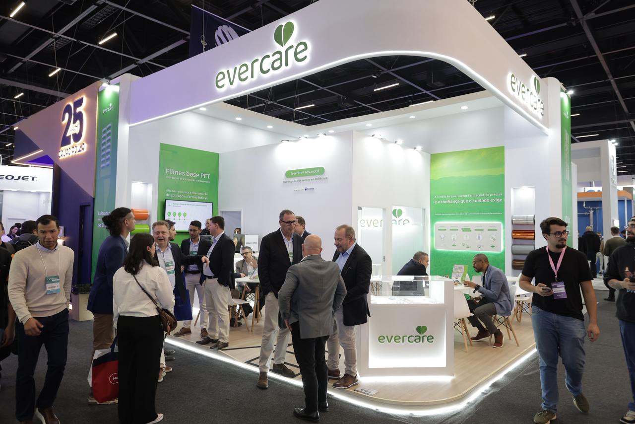 A Evercare, marca da Evertis para o setor farmacêutico, participou da FCE Pharma, realizada em São Paulo, apresentando soluções em embalagens para o segmento