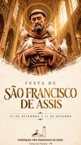 Tunas do Paraná vive um domingo de fé na Festa de São Francisco