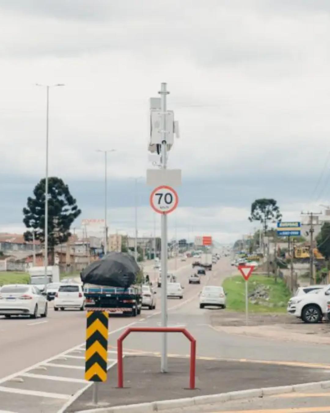 Novos radares já estão funcionando na BR-376, em São José dos Pinhais; veja os locais